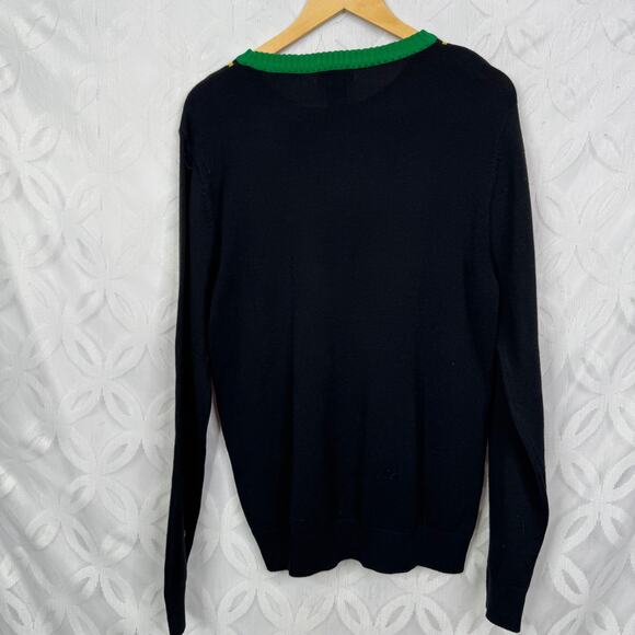 Alex Stevens Santa Invaders Video Game Ugly Christmas Sweater Men's Size M NWT - Picture 6 of 8